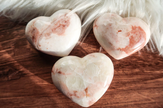 Pink Calcite Heart