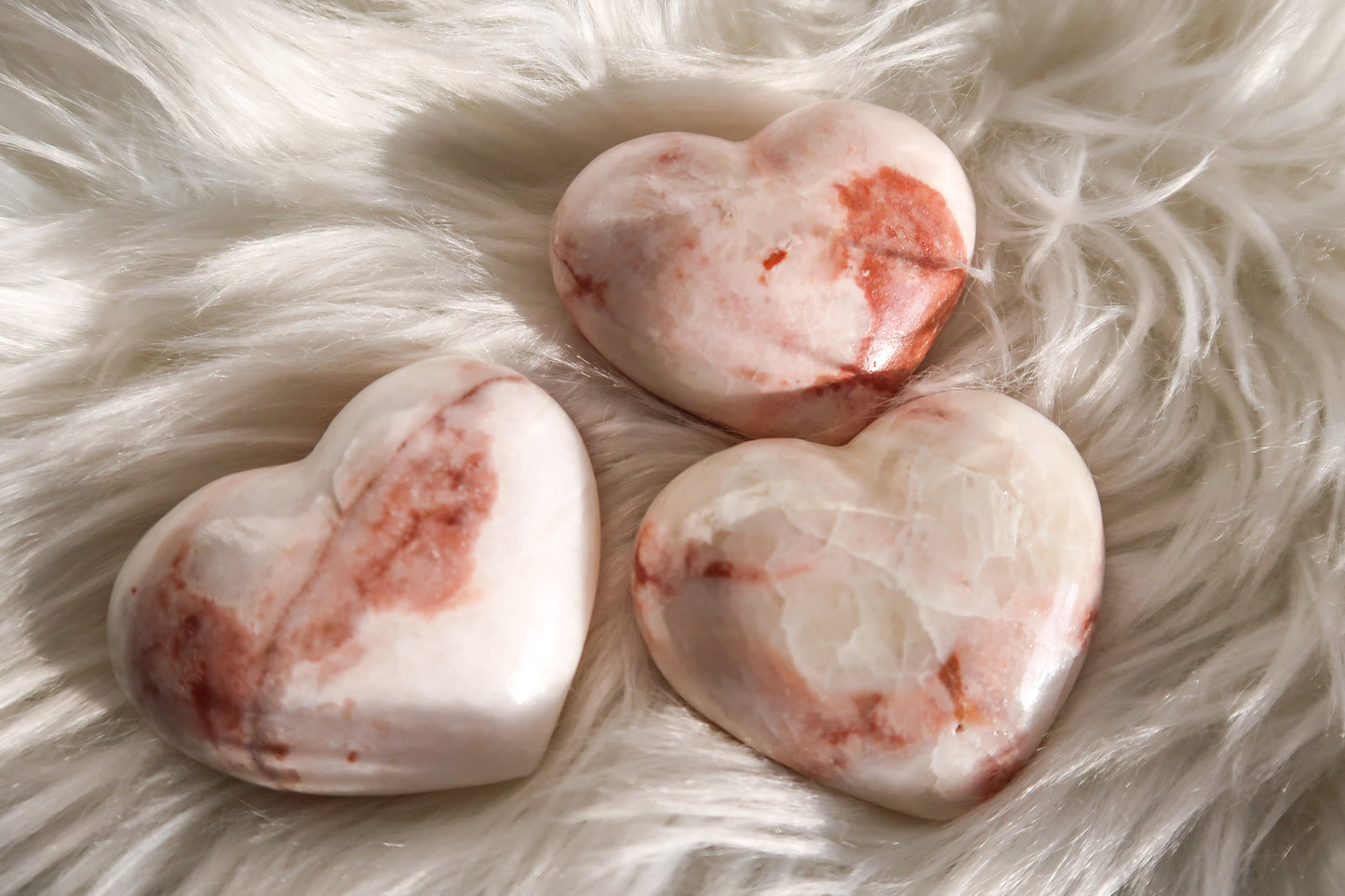 Pink Calcite Heart