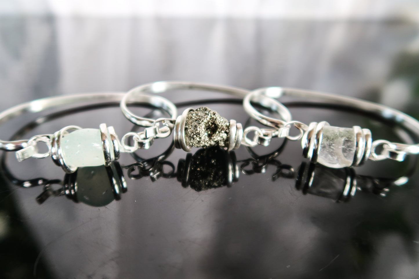 Sterling Silver Crystal Bracelets