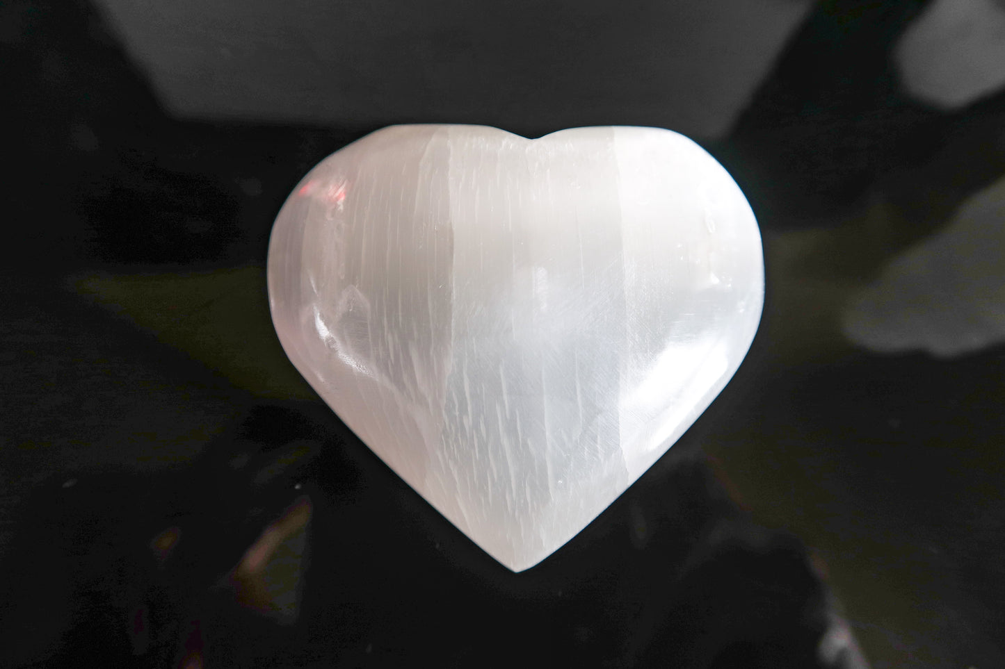 Selenite Crystal Heart