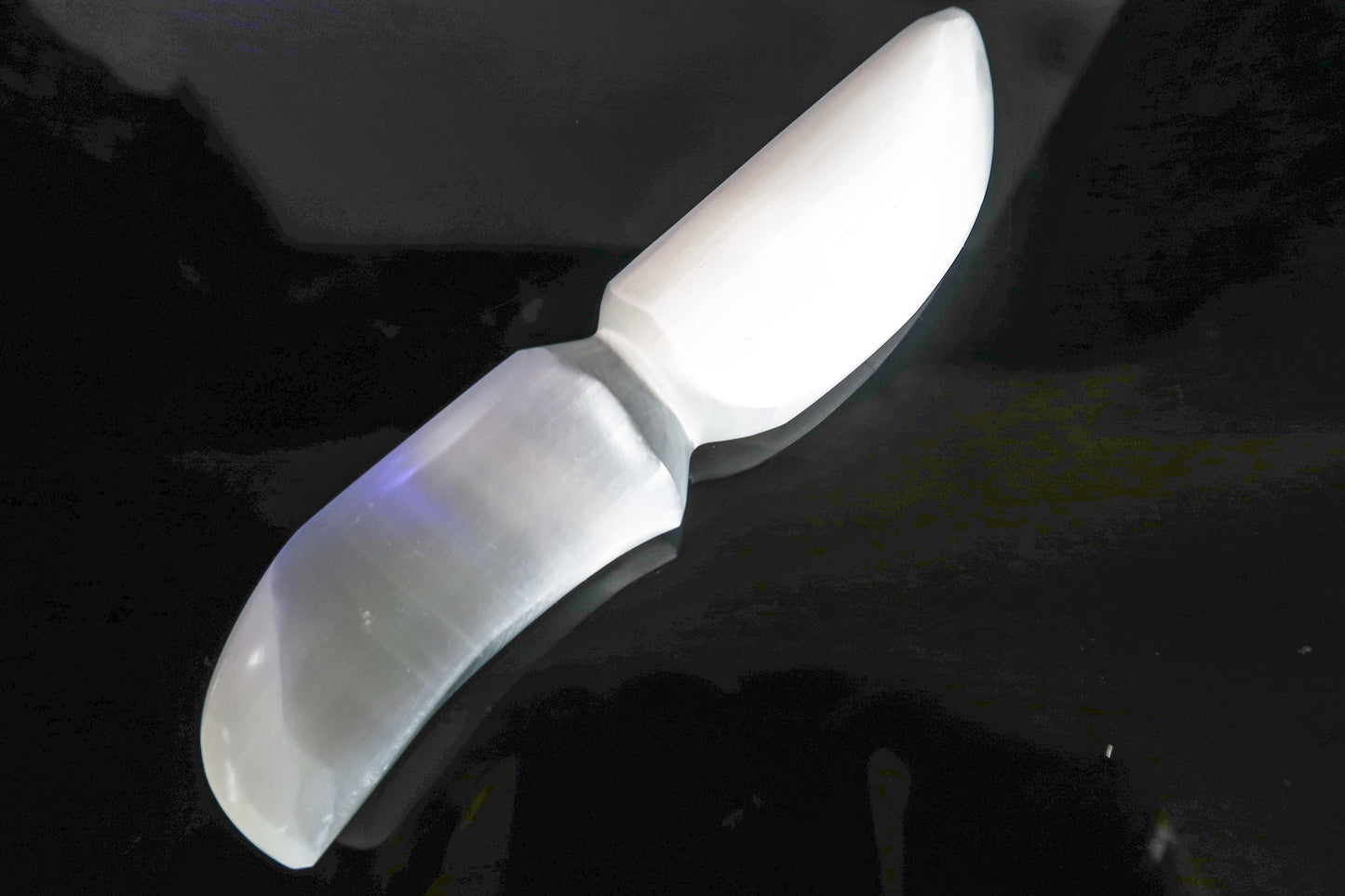 Selenite Polished Crystal Knife