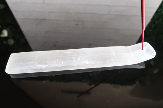 Selenite Incense Holder