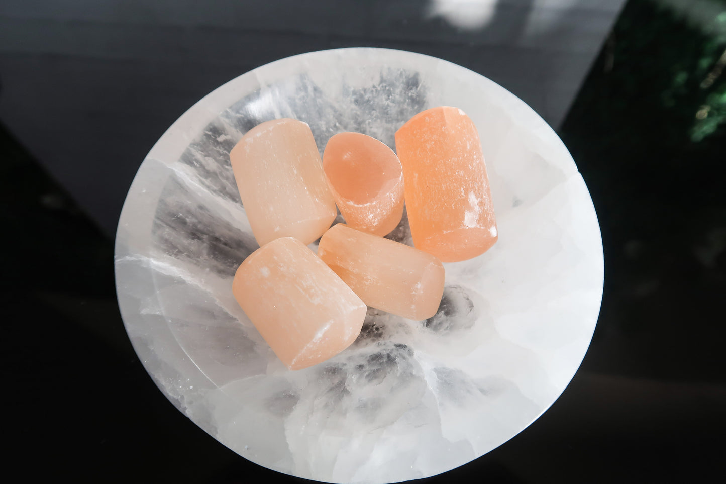 Orange Selenite Tumbled Stones