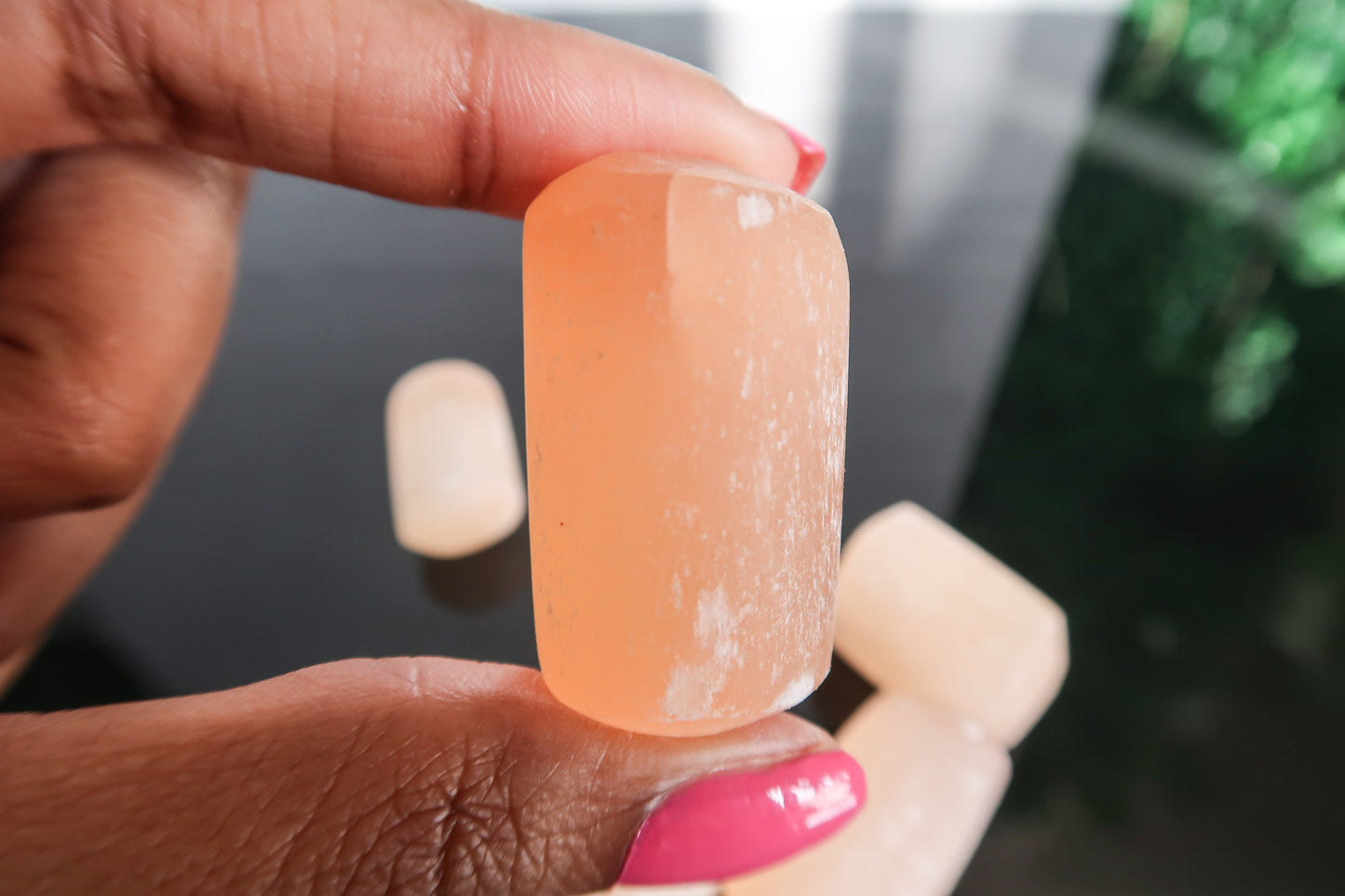 Orange Selenite Tumbled Stones