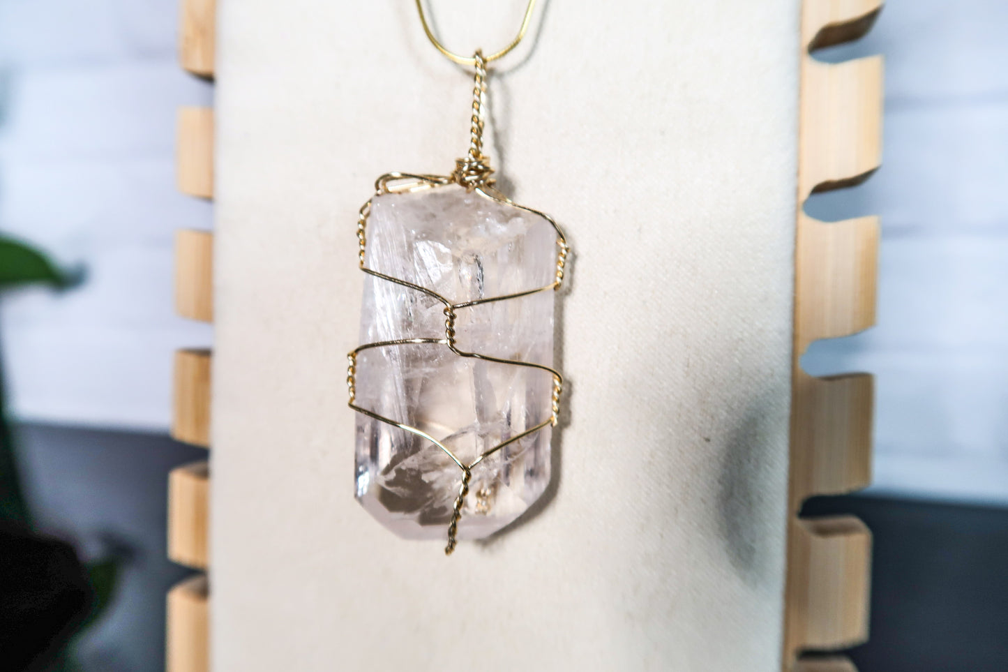 Danburite Pendant Necklace