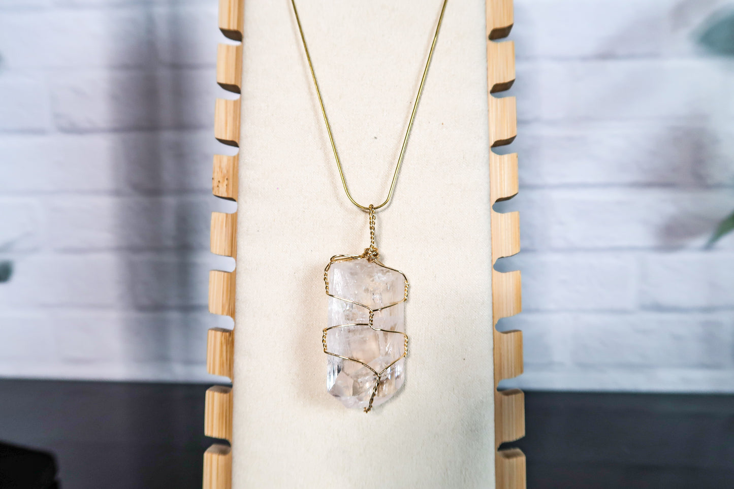 Danburite Pendant Necklace