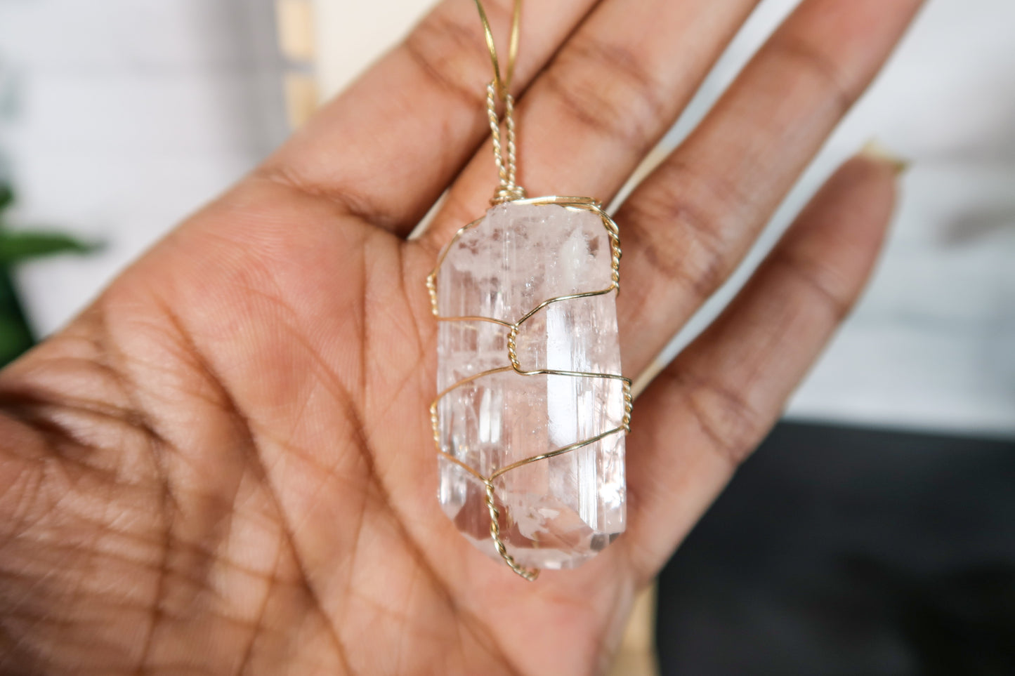 Danburite Pendant Necklace