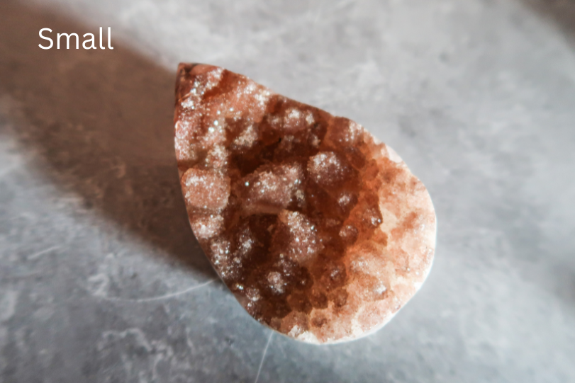 Druzy Citrine Tear Drop Crystals